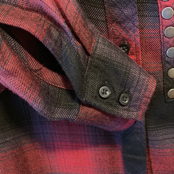 Arizona Jean Co Plaid Shirt Size XS Womens - Picture 5 of 7